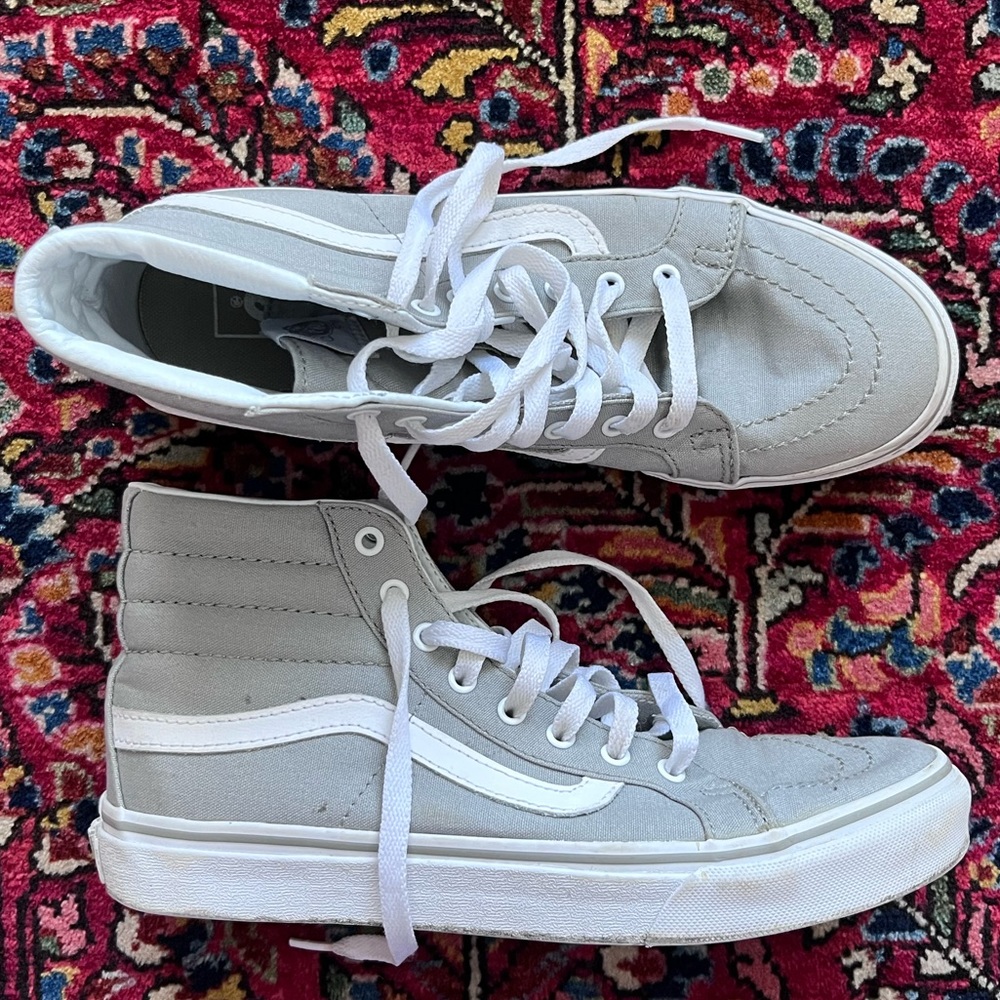 Gray High-Top Vans